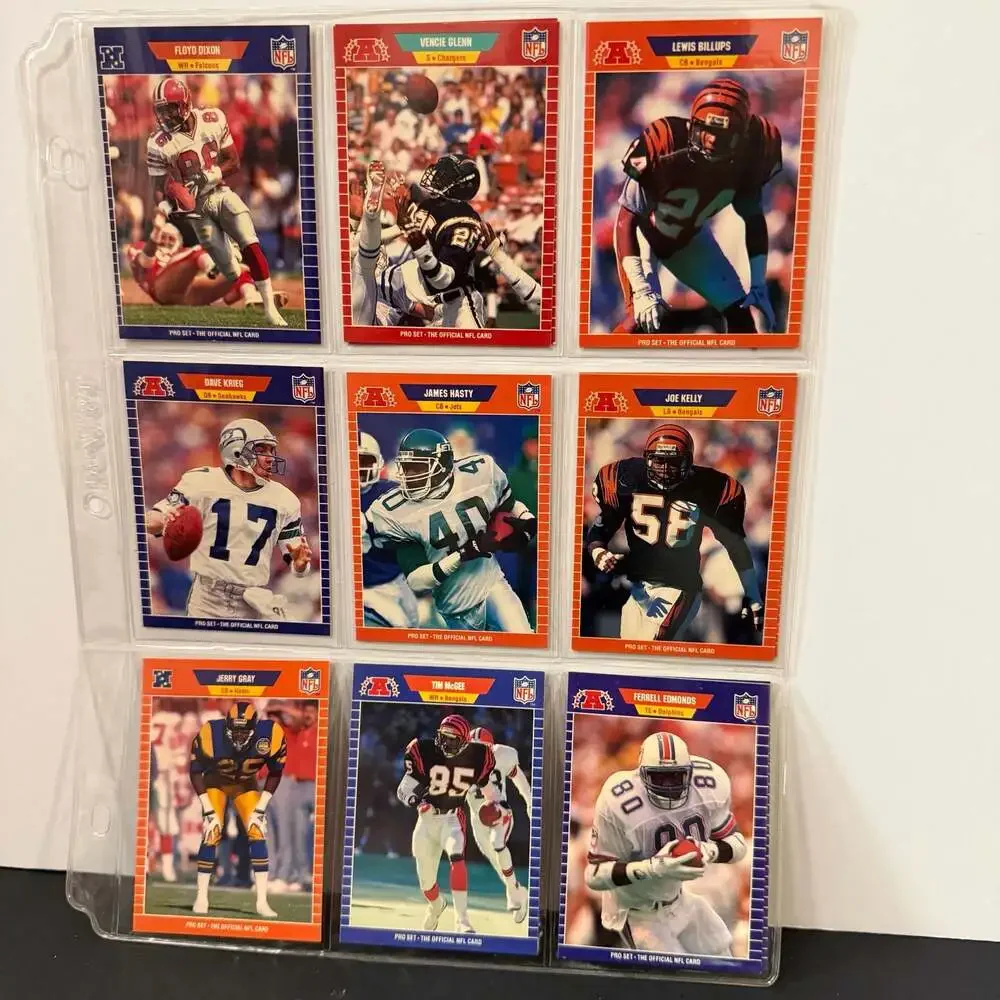 Lot of 60 1989 Pro‎ Set NFL Football Cards Including Marcus Allen and Stars